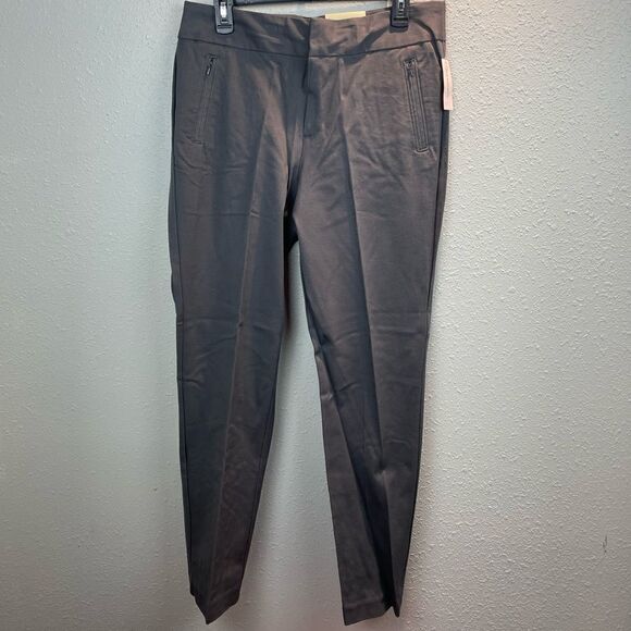 NWT dressbarn Womens Gray Slacks Size 10 - Picture 1 of 8
